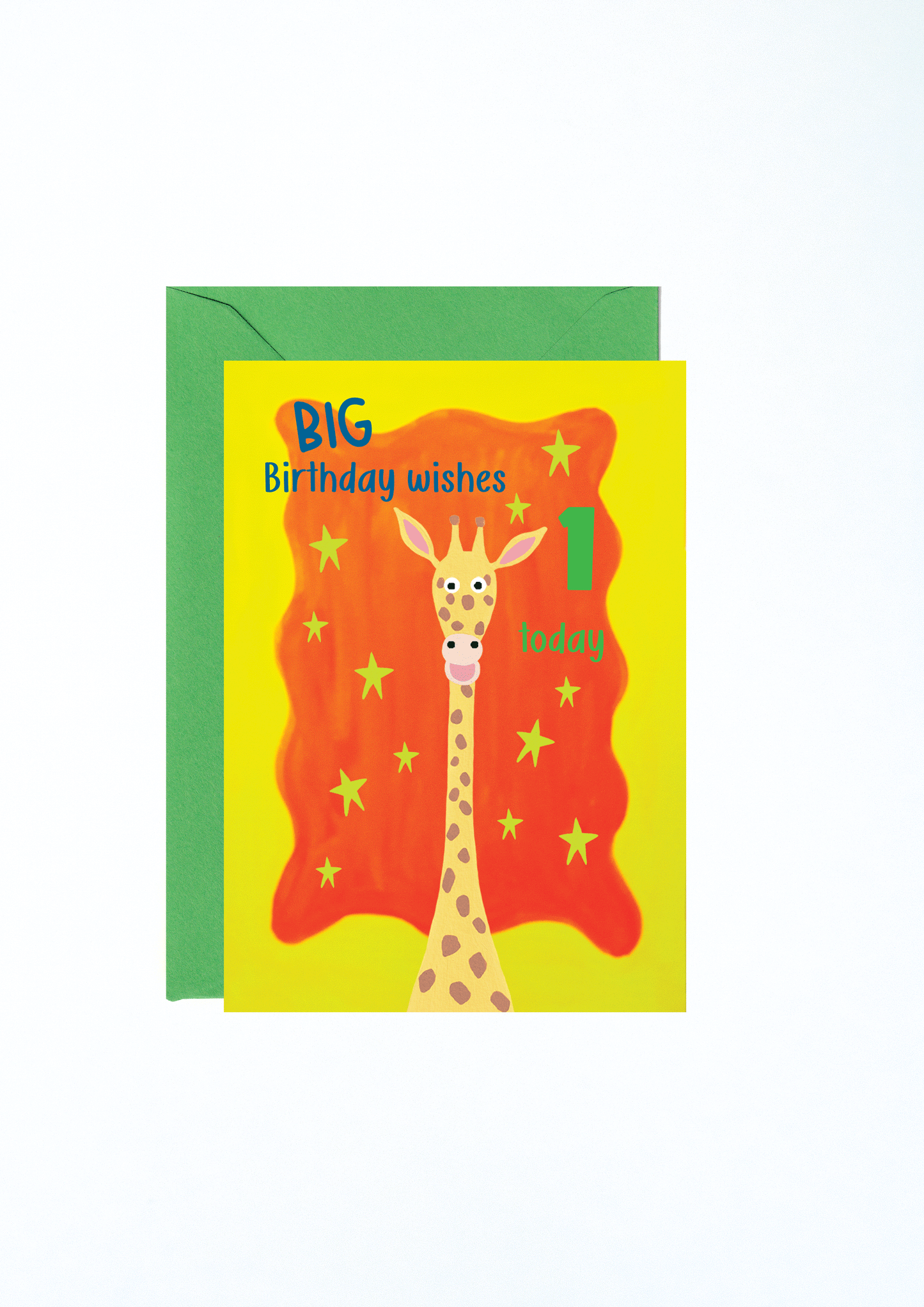 1 Today Birthday Card, Age 1 Birthday Card, One Today Birthday Card, Giraffe Birthday Card, Animal Birthday Card, 1st Birthday Card, Party Animal Birthday Card, Animal Theme Birthday Card, Bright 1st Birthday Card, Cute Animal Birthday Card, Ages Birthday Card, Greeting Card, Modern Greeting Card, Giraffe 1st Birthday, Birthday Card for One Year Old, Baby Card, Colourful 1st Birthday Card