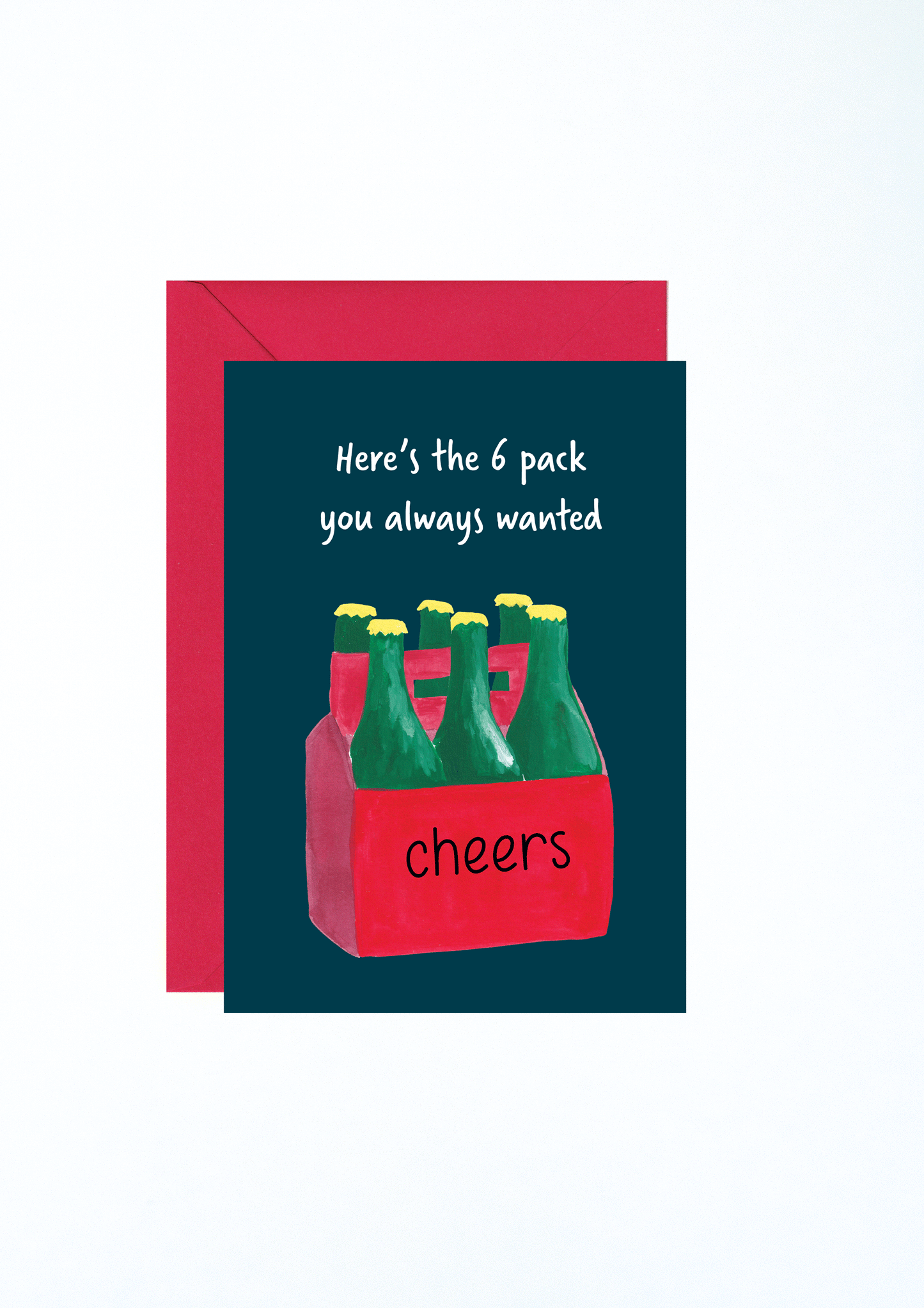 Beer Birthday Card, Card For Dad, 6 Pack Of Beer Birthday Card, Funny Dad Birthday Card, Father's Day Card, Cheers Birthday Card, Dad Card, Father's Day Card, Funny Greeting Card, Beer Drinker Birthday Card, Beer Lover Birthday Card, Birthday Beer Card