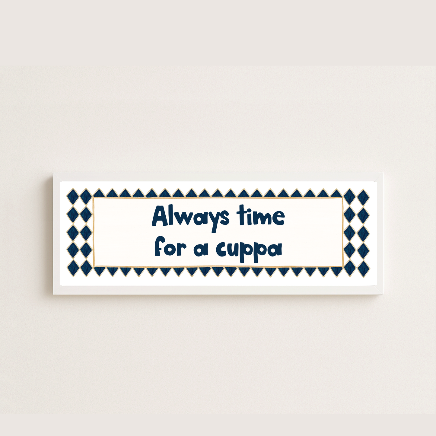 Always Time for a Cuppa Panoramic Print