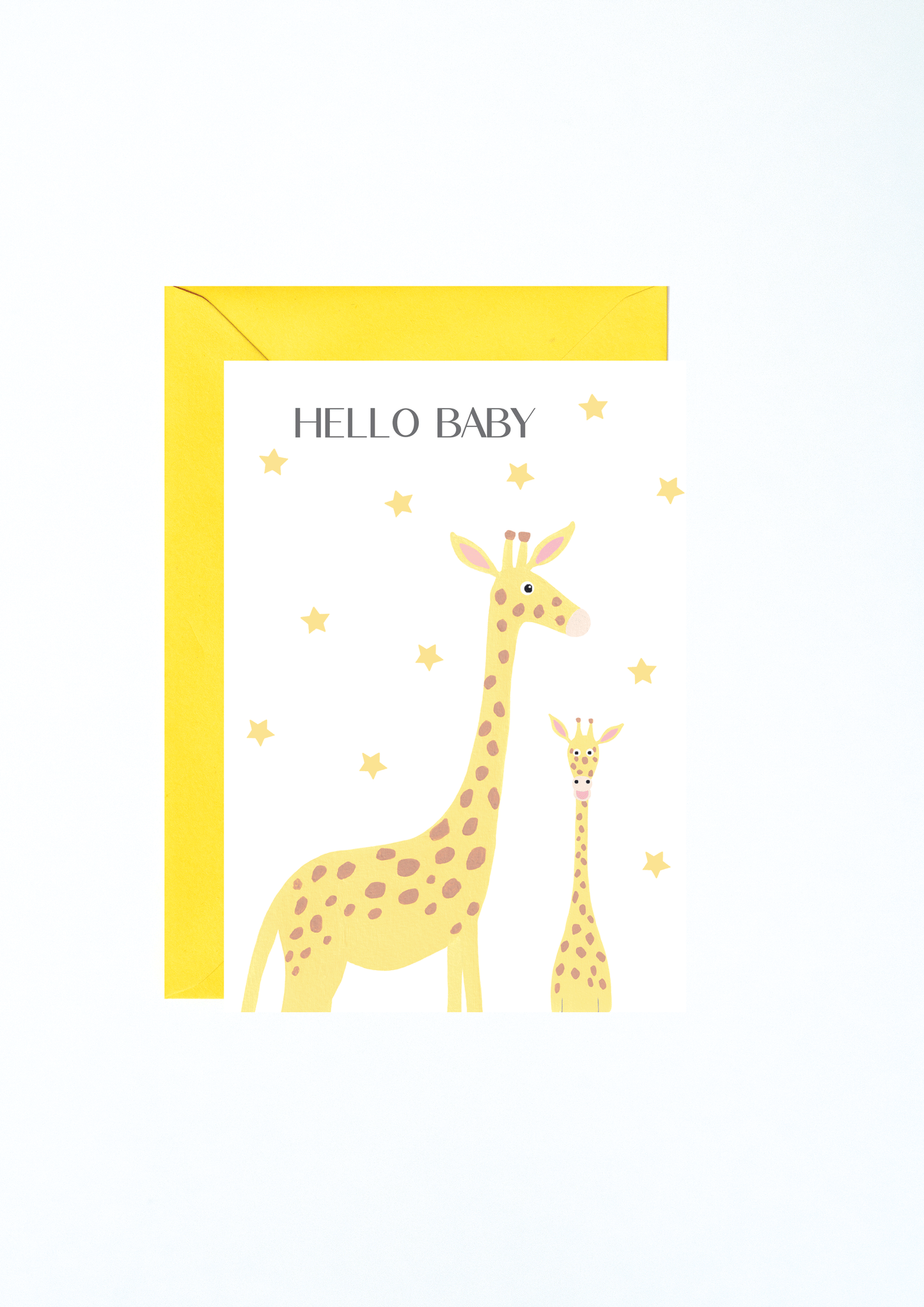 Baby Giraffe New Baby Card