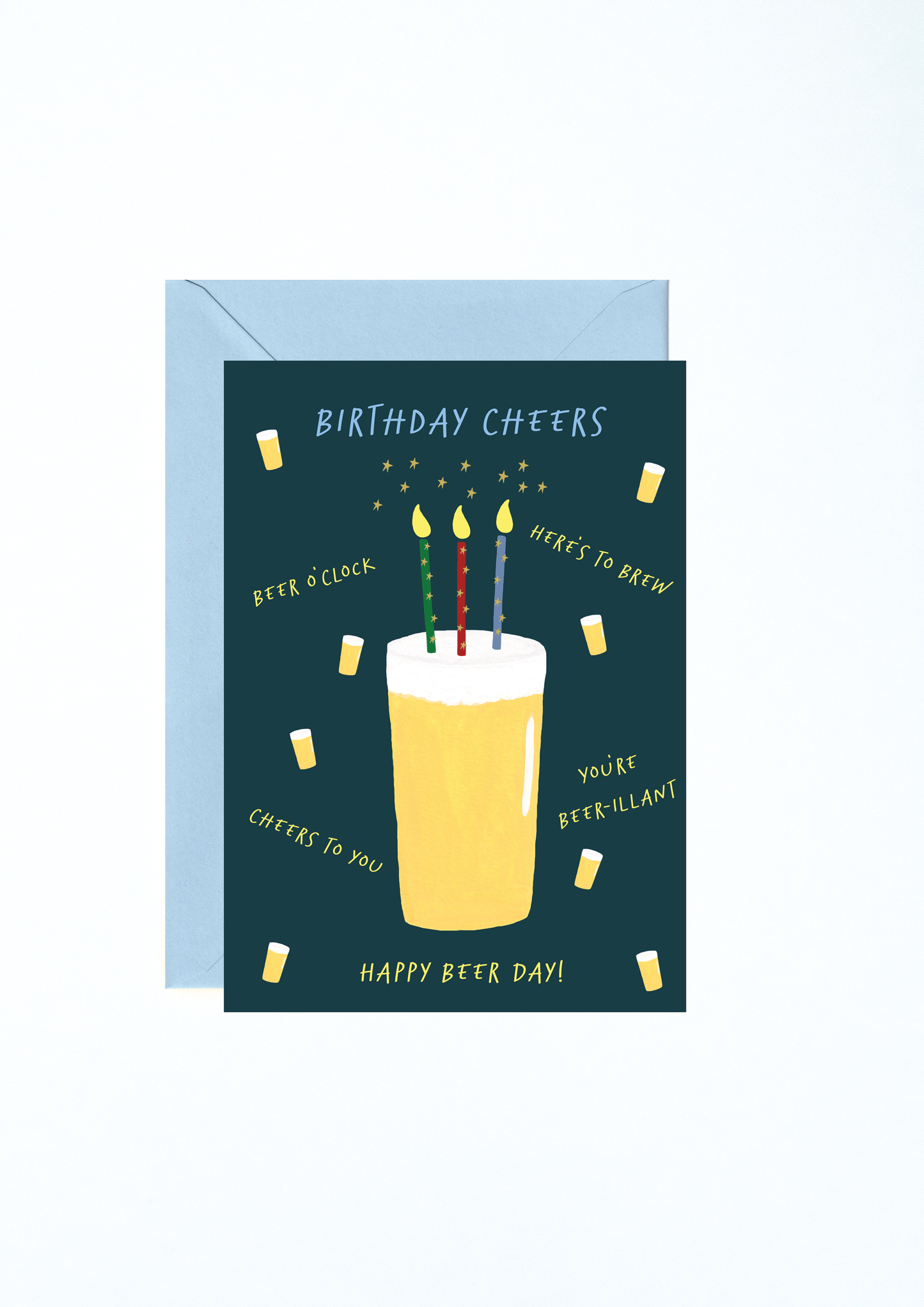 Birthday Cheers Pint Birthday Card