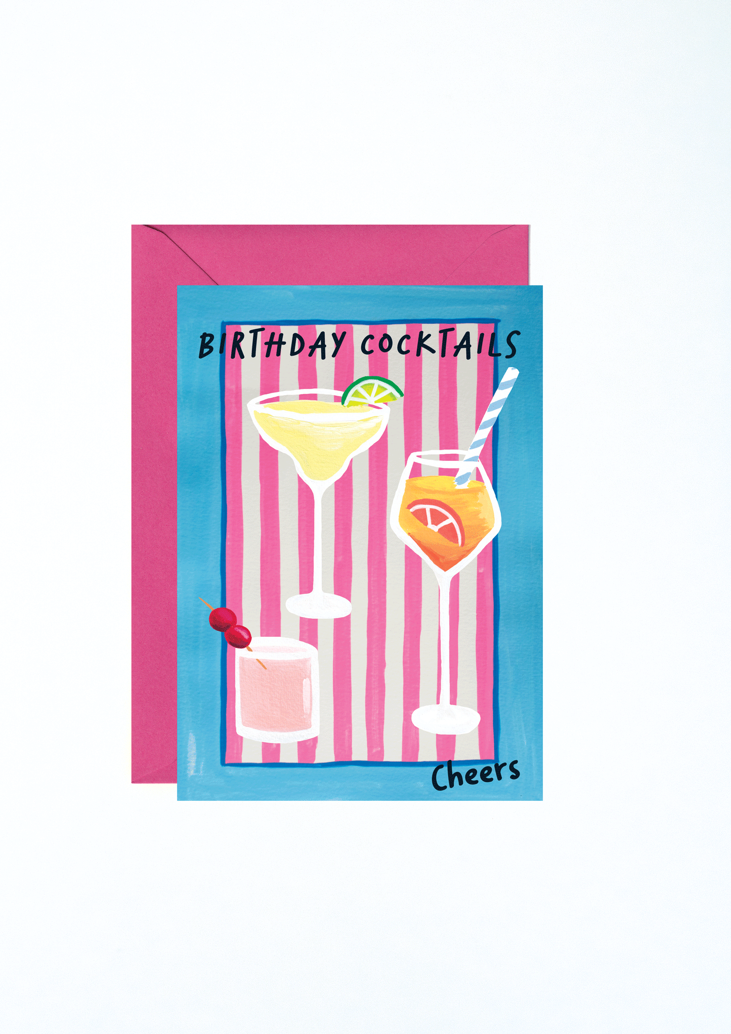 Birthday Cocktails card