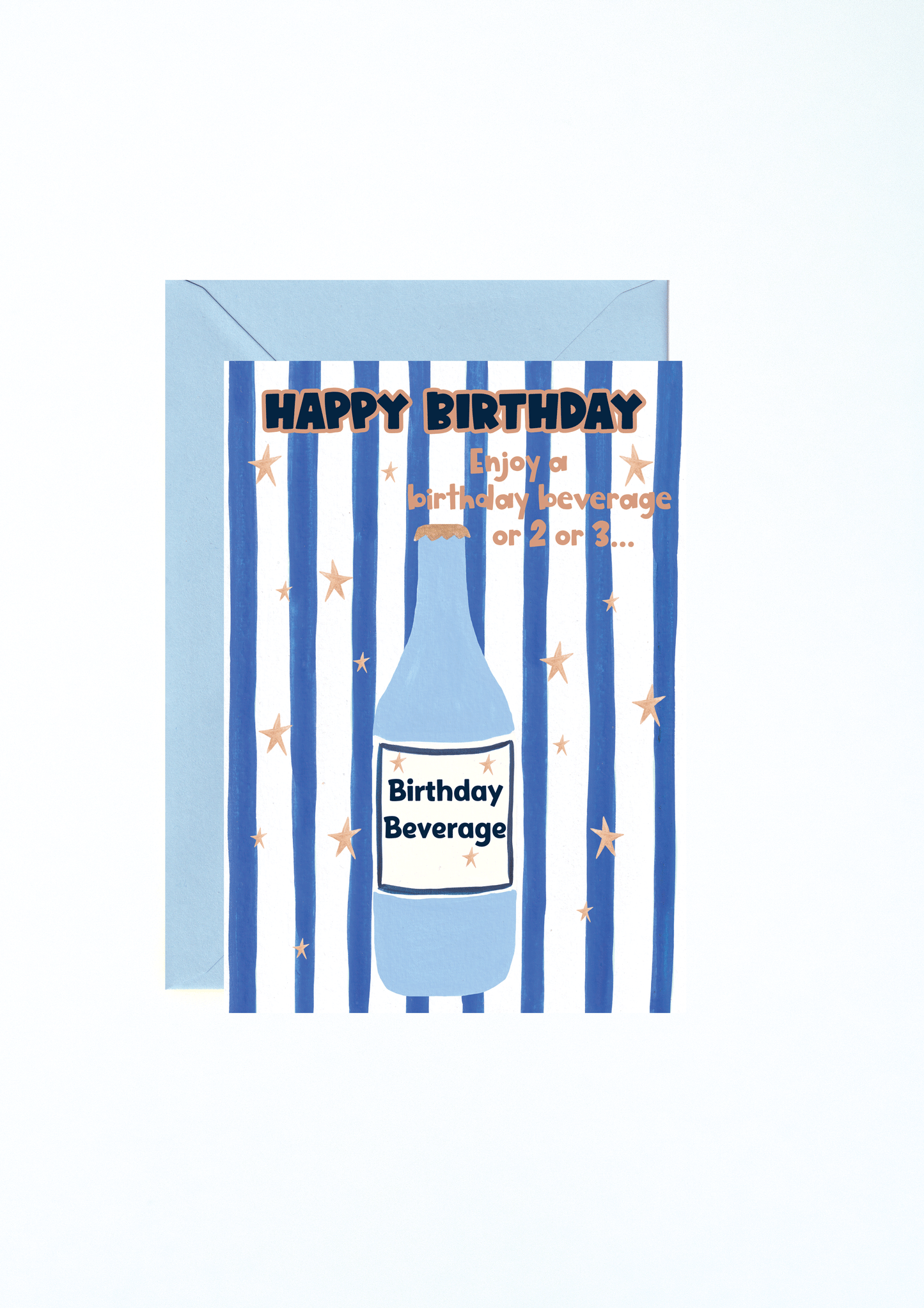Birthday Beverage Birthday Card