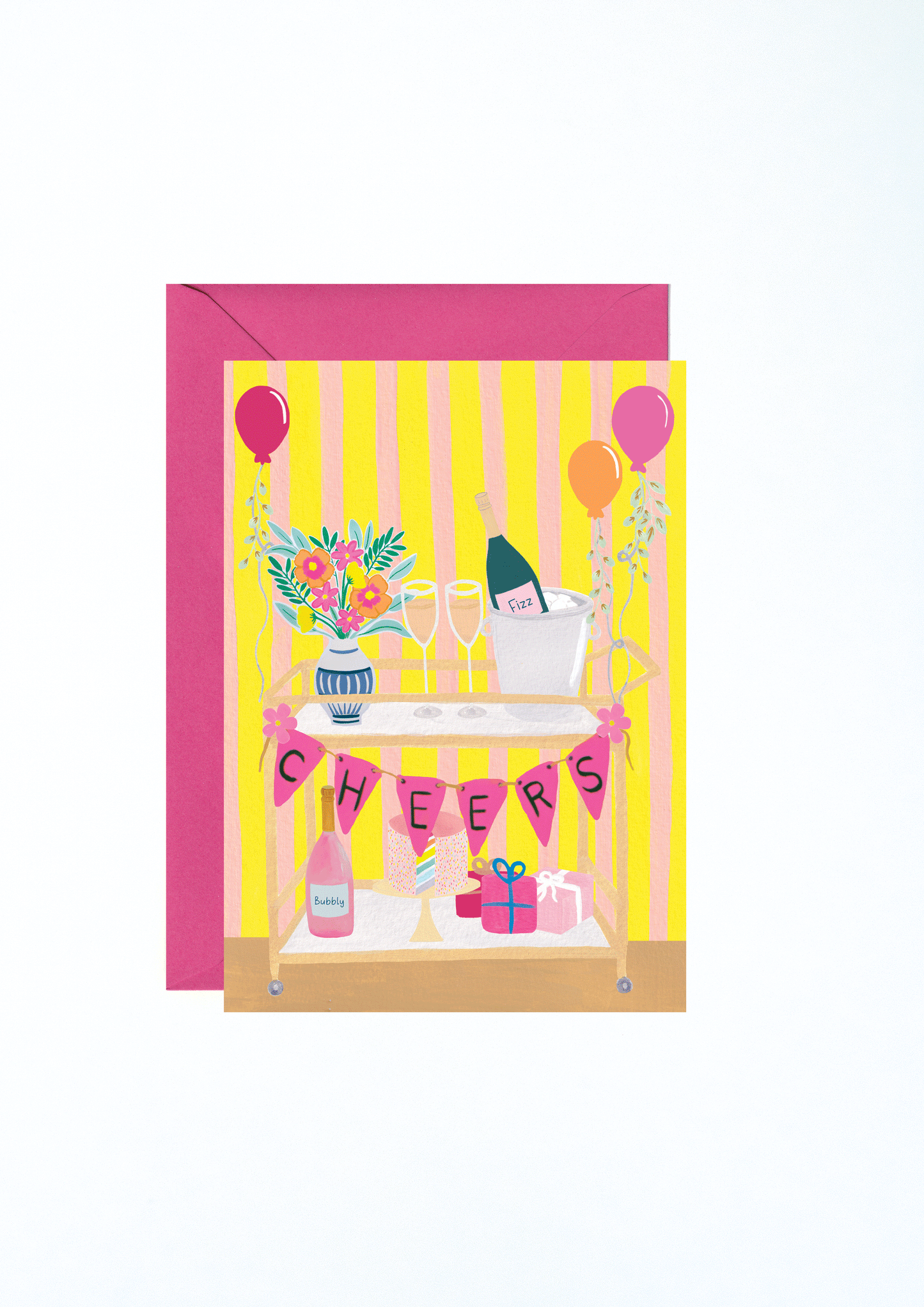 Celebration Bar Trolley Card