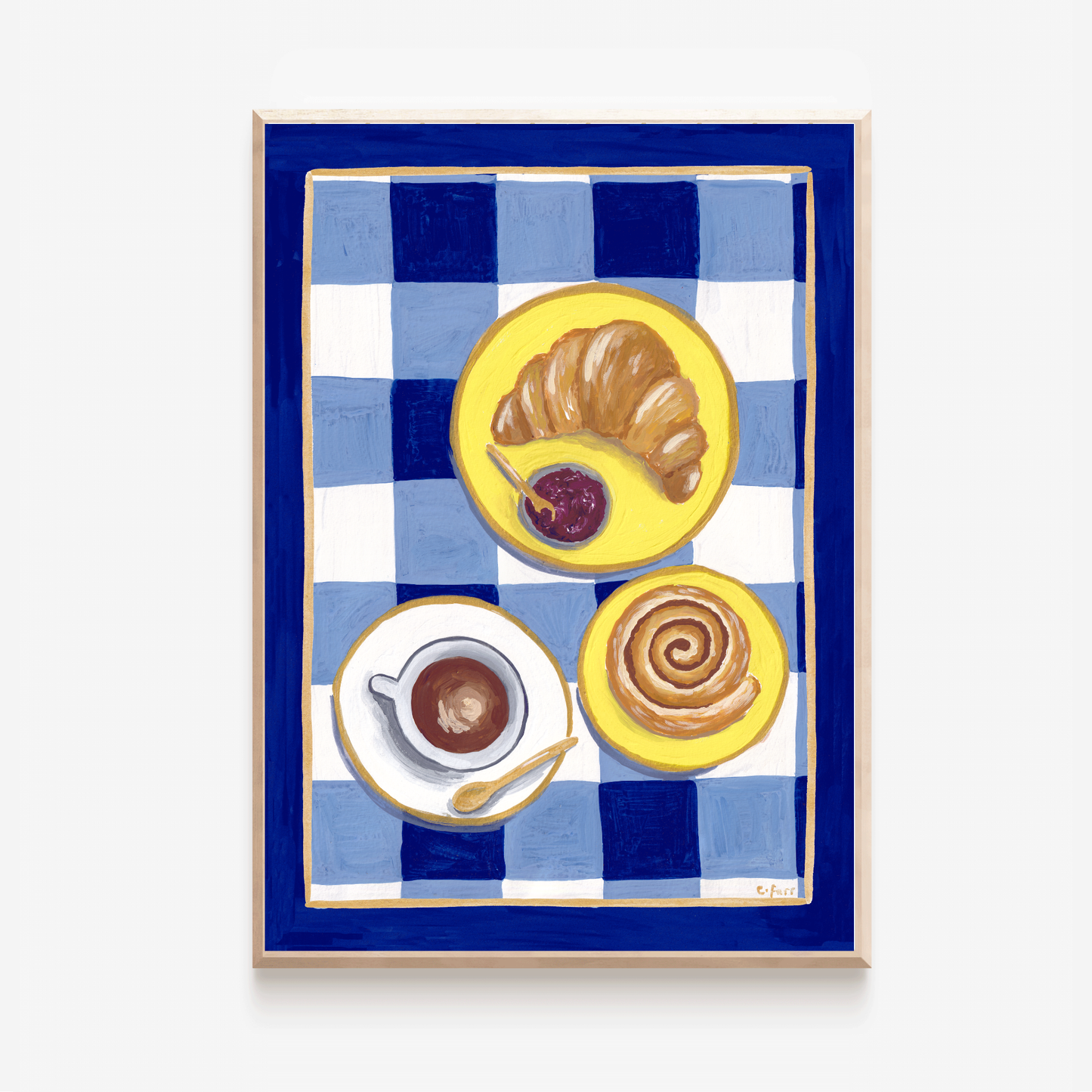 Coffee and Pastries Art Print