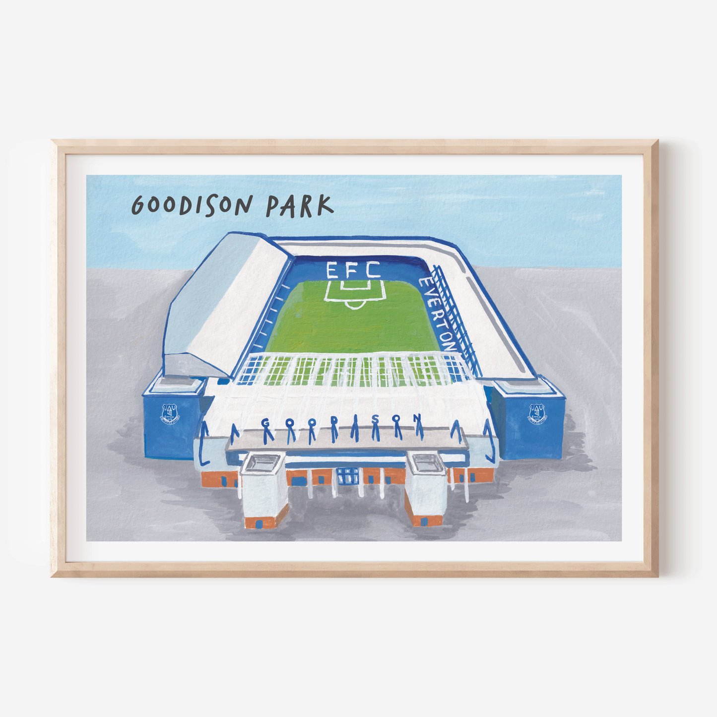 Goodison Park painting