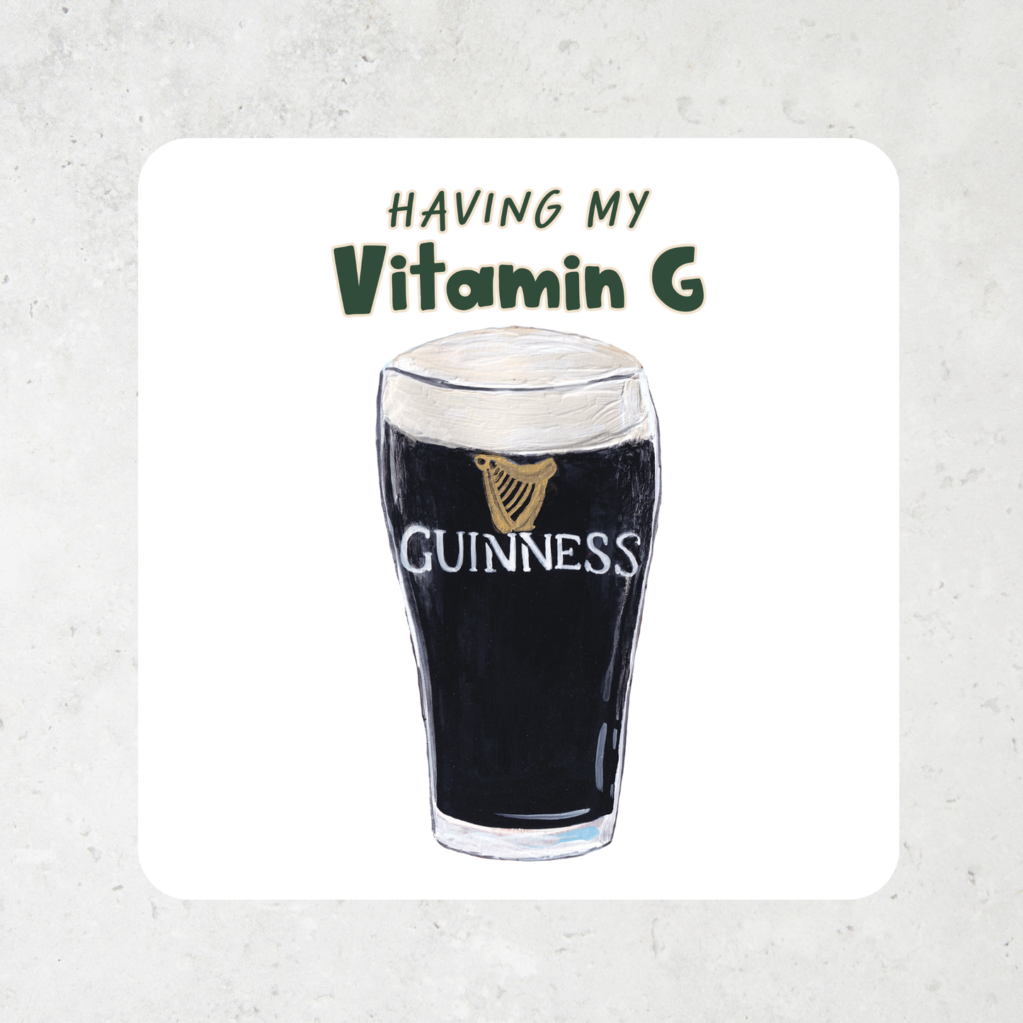 Guinness Vitamin G Coaster