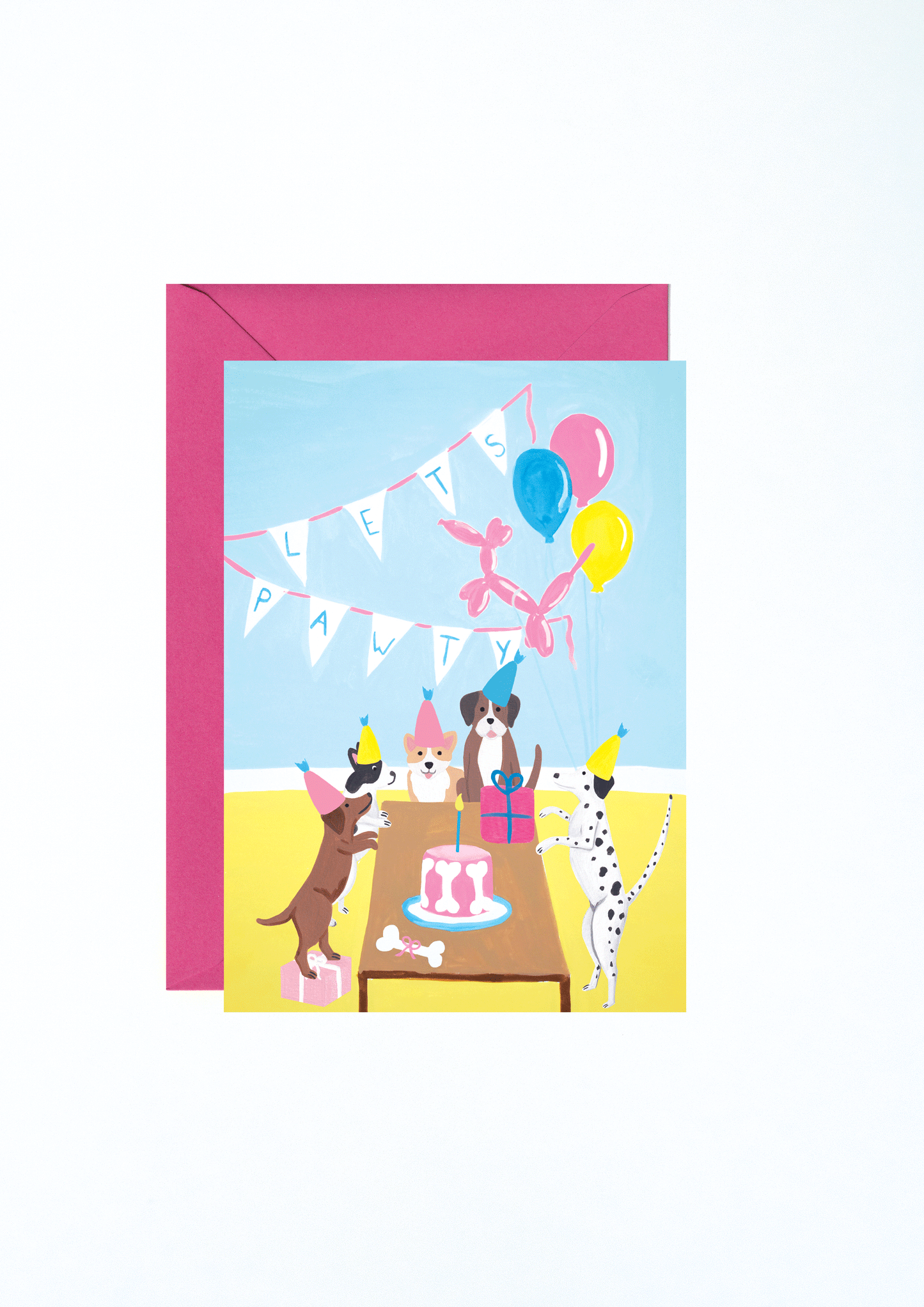 Lets Pawty Birthday card
