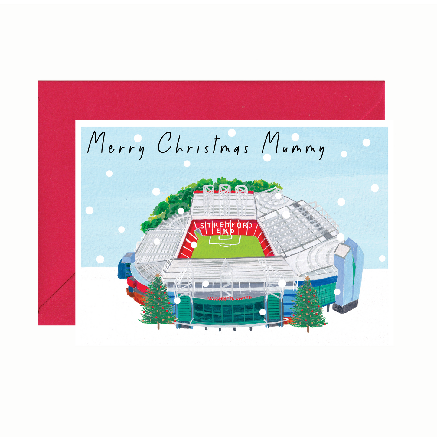 Manchester United Christmas Card For Mum