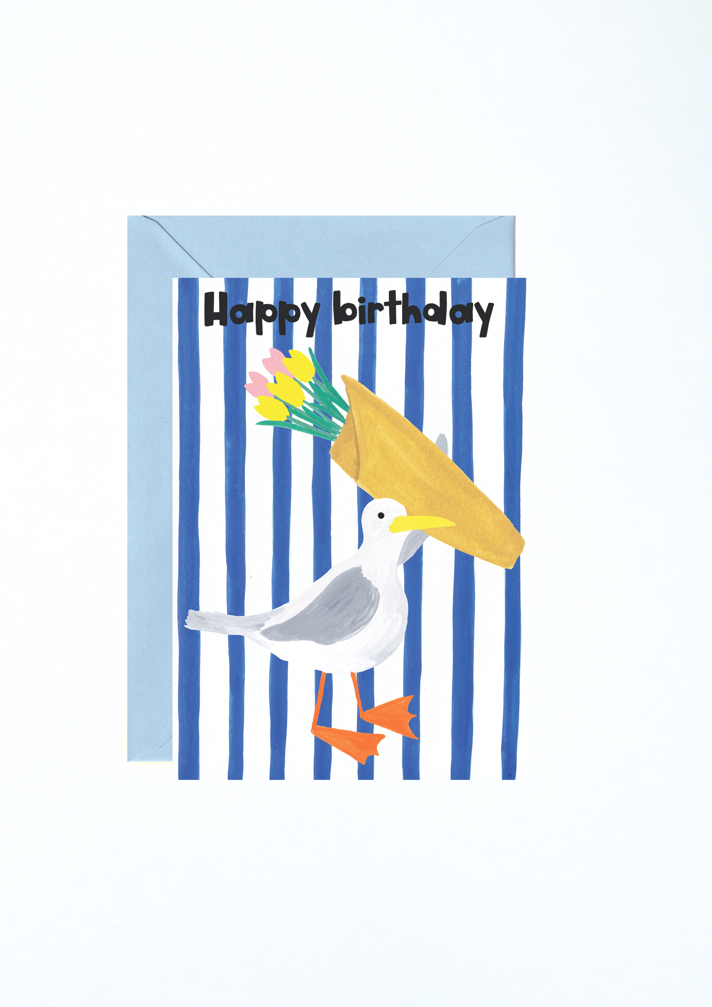 Seagul Birthday Bouquet card