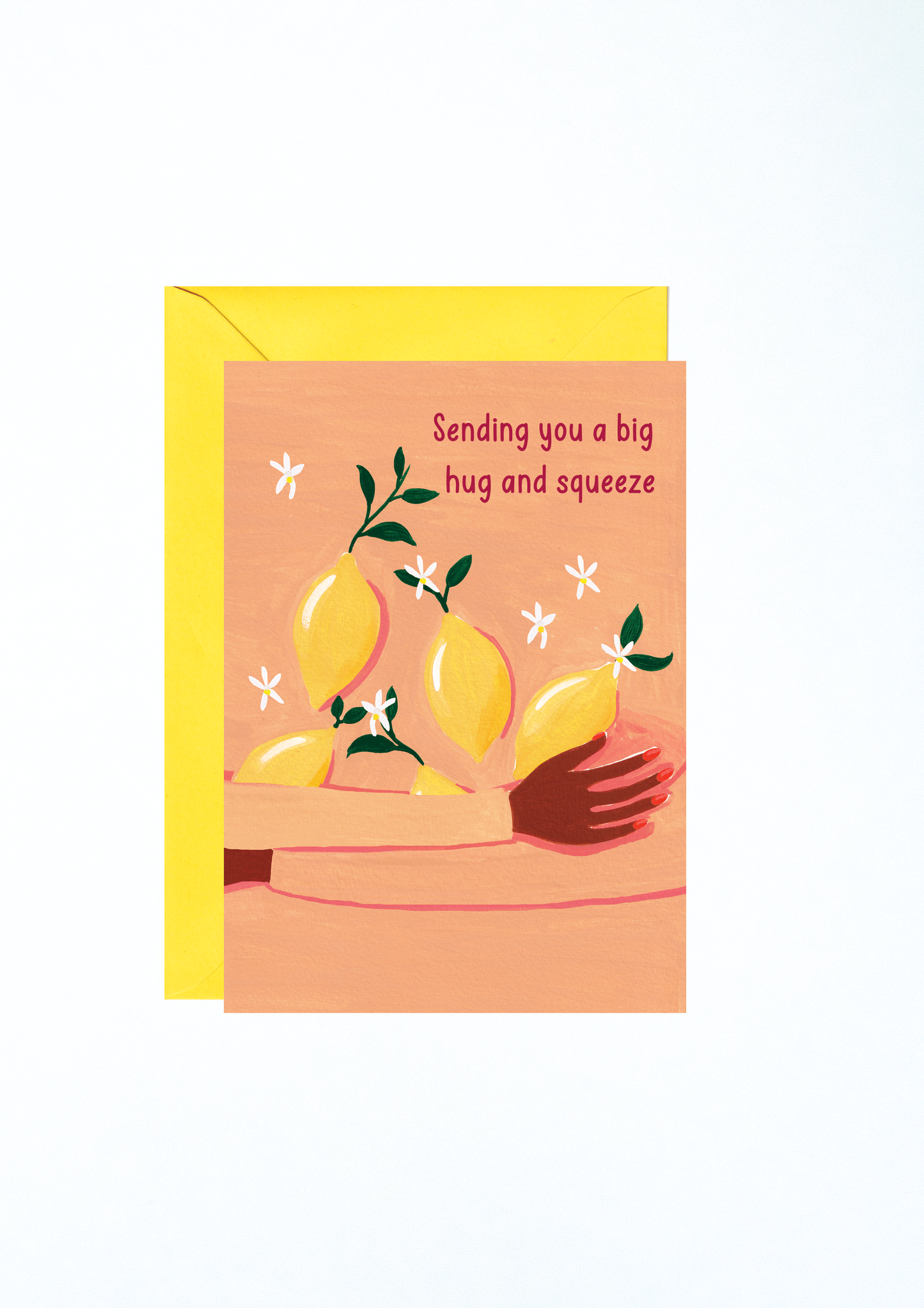 Sending You A Big Hug And Squeeze Card