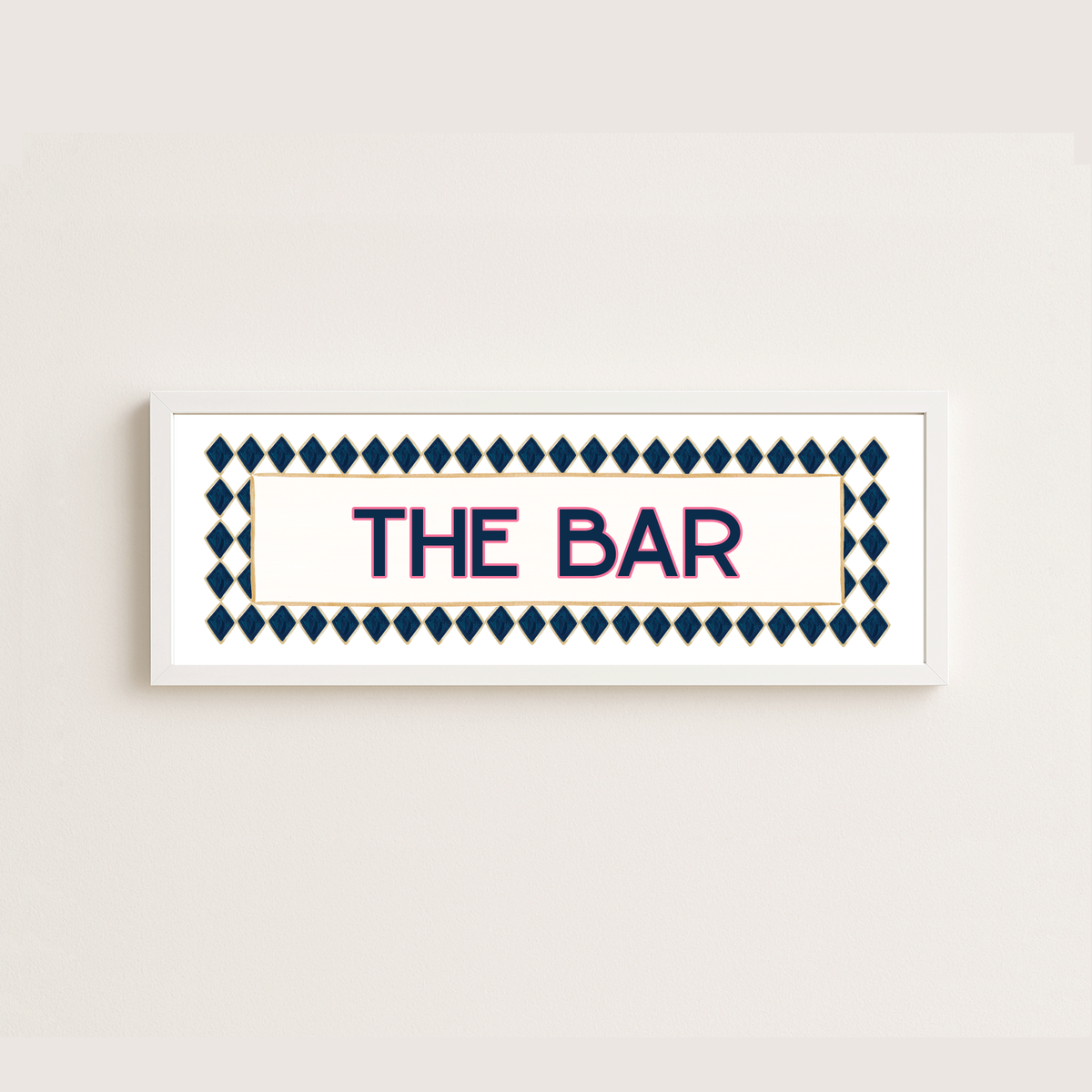 The Bar Panoramic Print