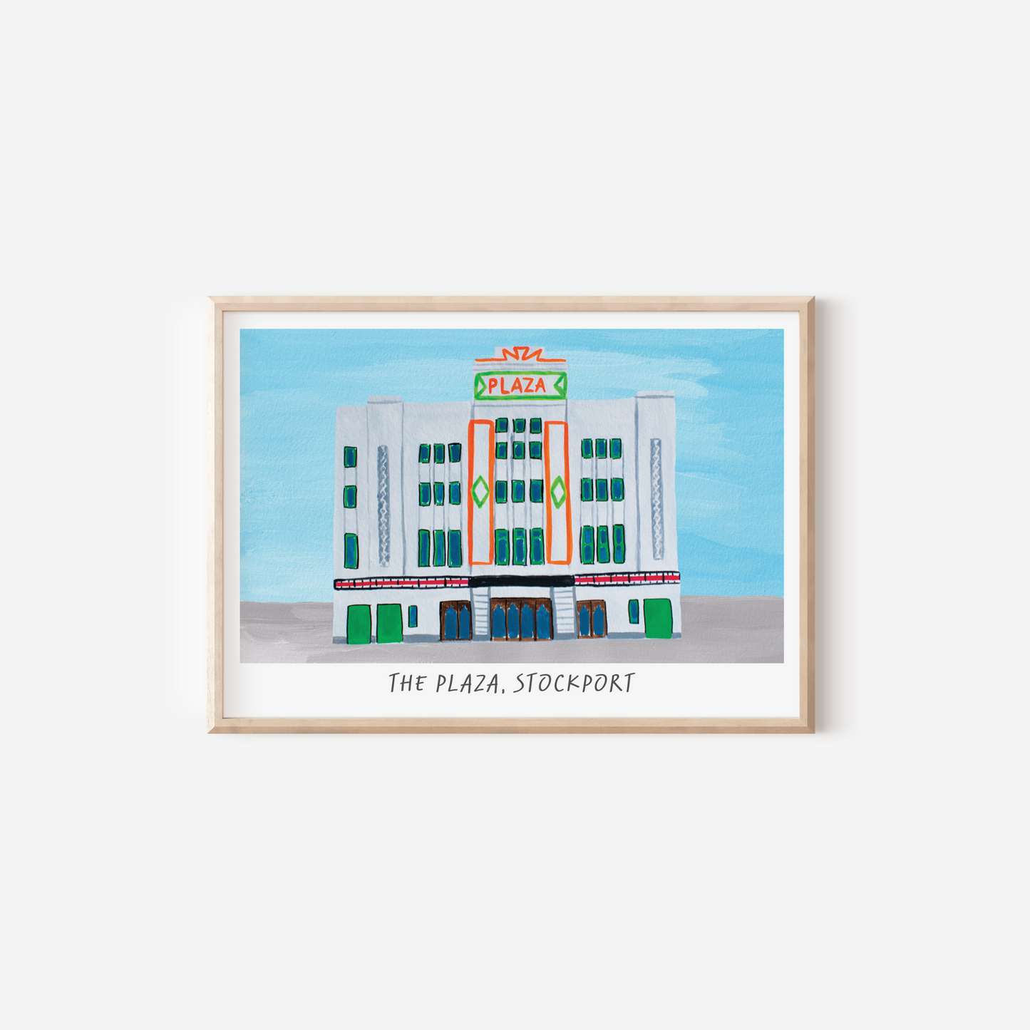 Stockport Plaza Art Print