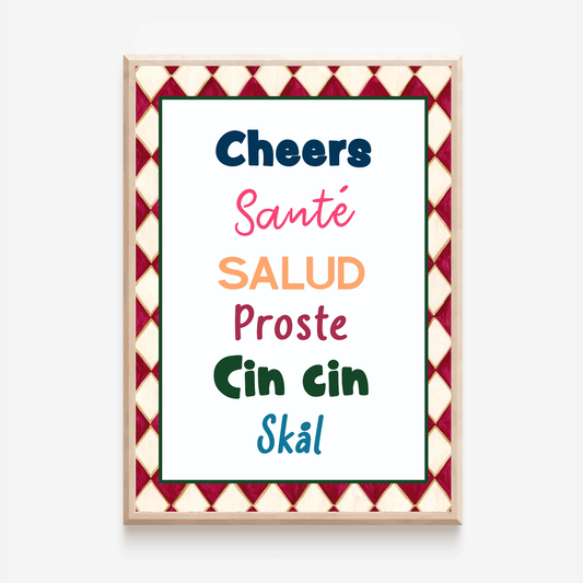 Cheers Print