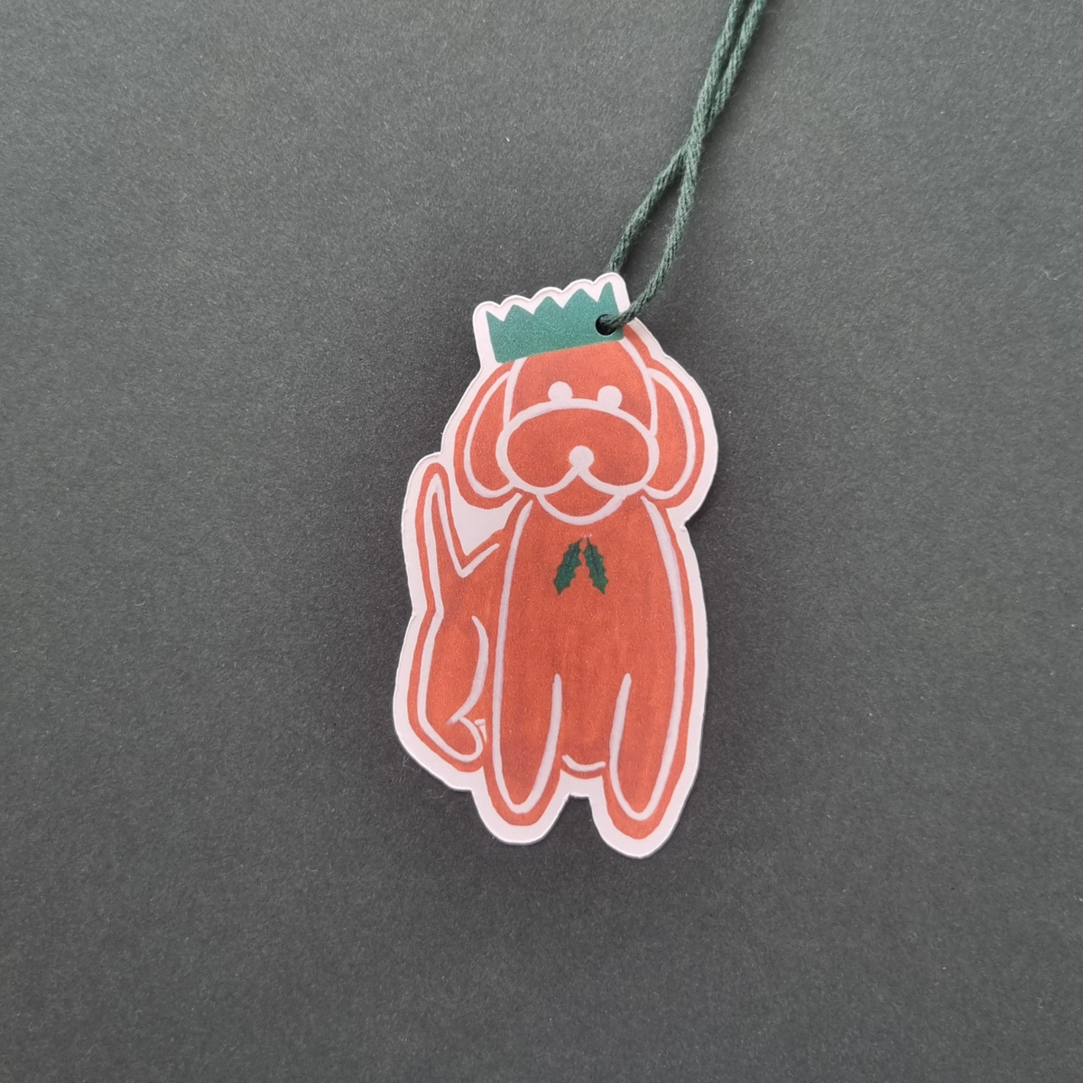 Gingerbread Golden Doodle Christmas gift tags, pack of 4 Christmas dogs gift tags
