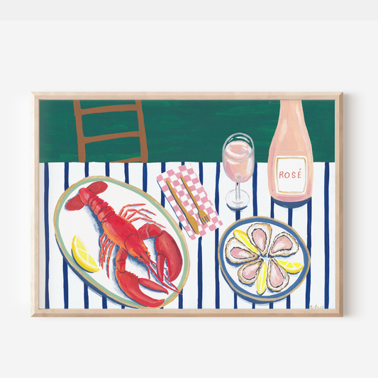 Lobster, Oysters and Rosé Wine