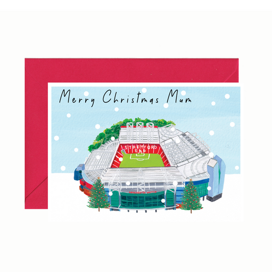 Manchester United Christmas Card For Mum