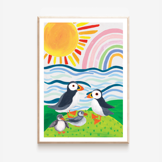 Puffin Art Print