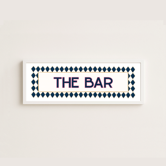 The Bar Panoramic Print
