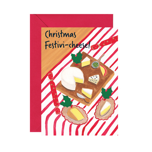 Festivi-cheese Christmas Card