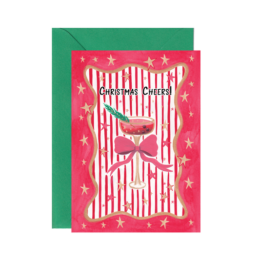 Christmas Cheers! Christmas Cocktail Card