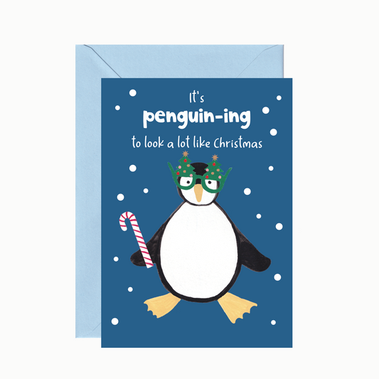 Penguin Christmas Card