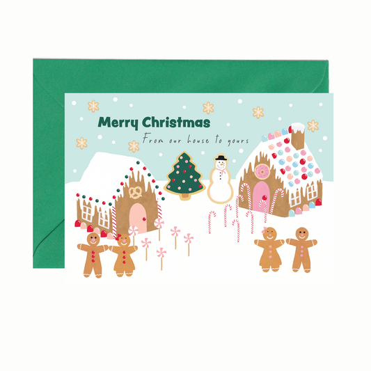 Gingerbread Christmas Card