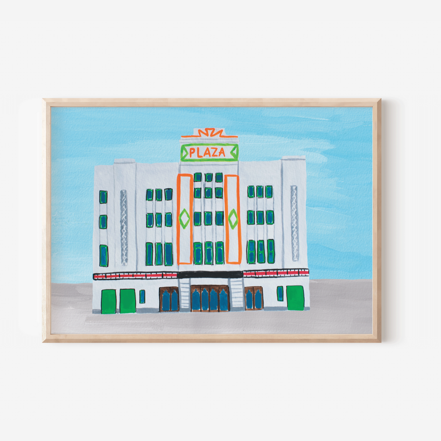 Stockport Plaza Art print