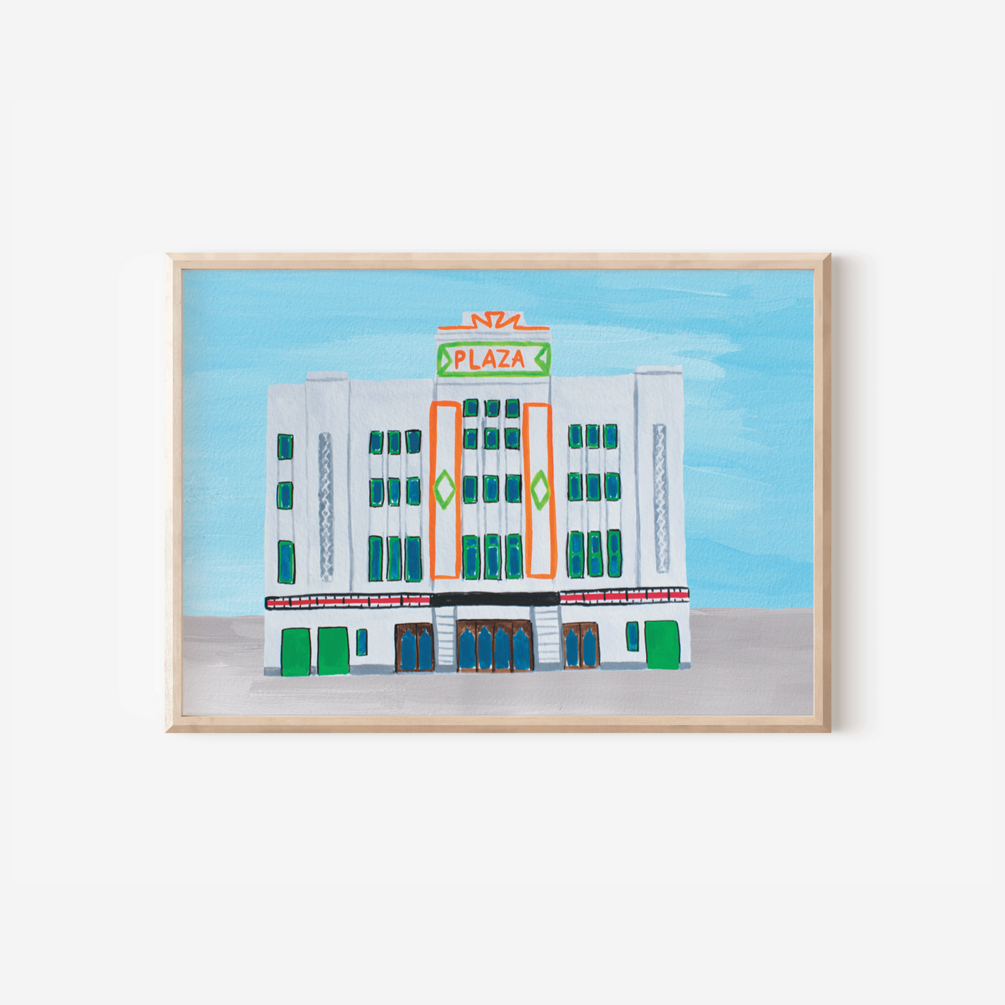 Stockport Plaza Art print