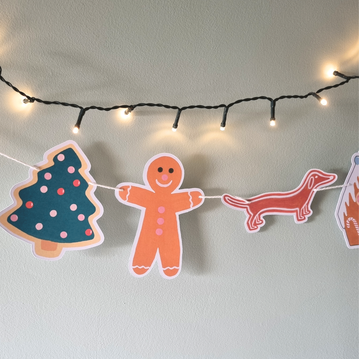 Christmas Gingerbread Garland