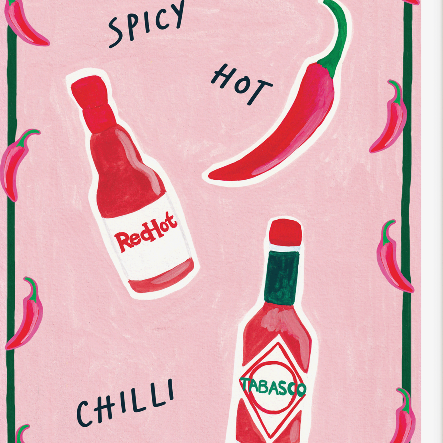 Hot Sauces Art Print